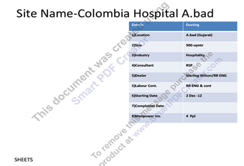 COLOMBIA HOSPITAL